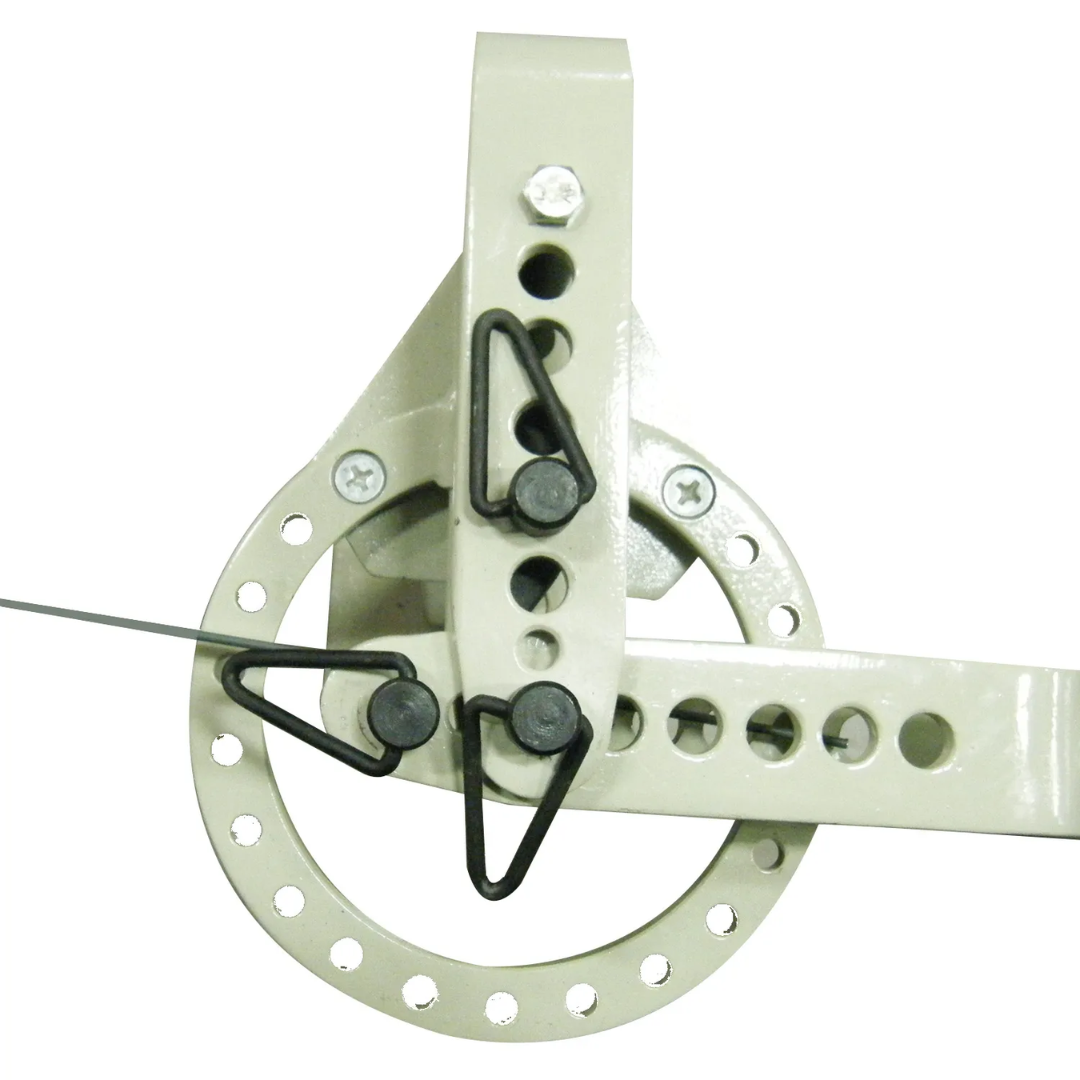 Close-up of Baileigh Compact Flat Bar Bender - (MCB-650) 1005424 precision bending die assembly designed for accurate flat bar and structural metal bending operations.