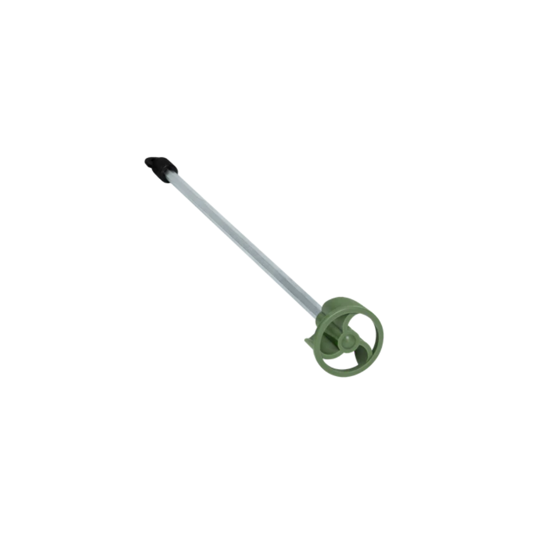Close-up of Ecopoxy Epoxy Mixer spiral paddle designed for consistent epoxy blending