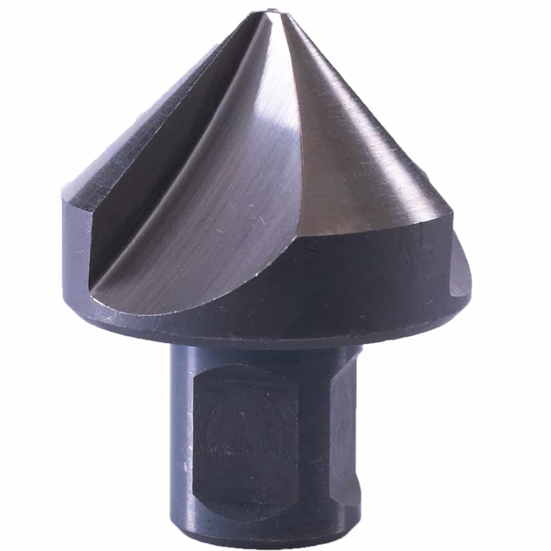 Close-up of Euroboor SCE Countersink Drill showing precision-ground cutting edges for smooth countersinking