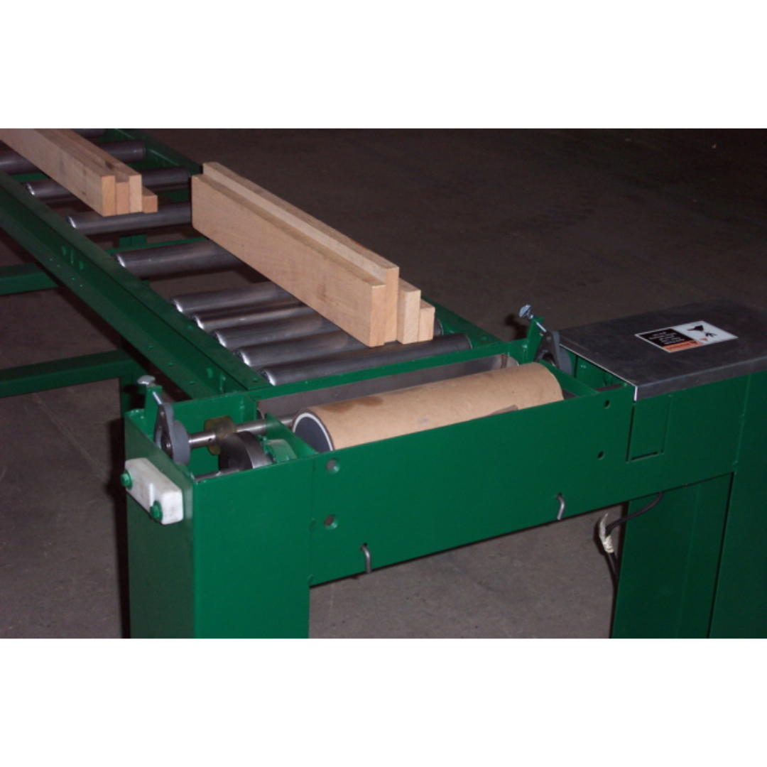Close-up of JLT #171B Roller Spreader control area and roller mechanism designed for precision adhesive distribution