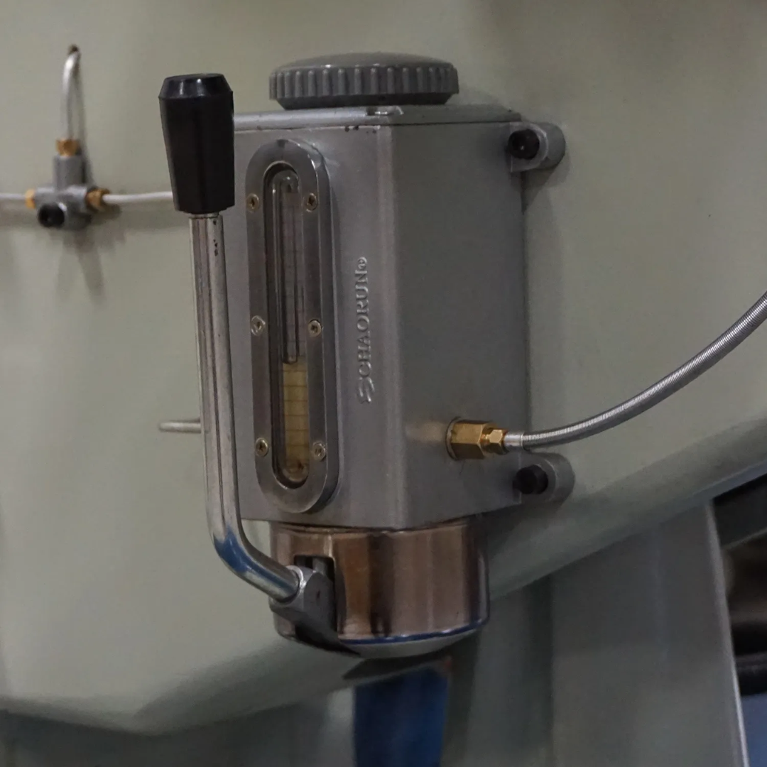 Coolant and lubrication system detail on the Baileigh Vertical Mill VM-949E-VS 1019108 supporting extended tool life and machining efficiency.