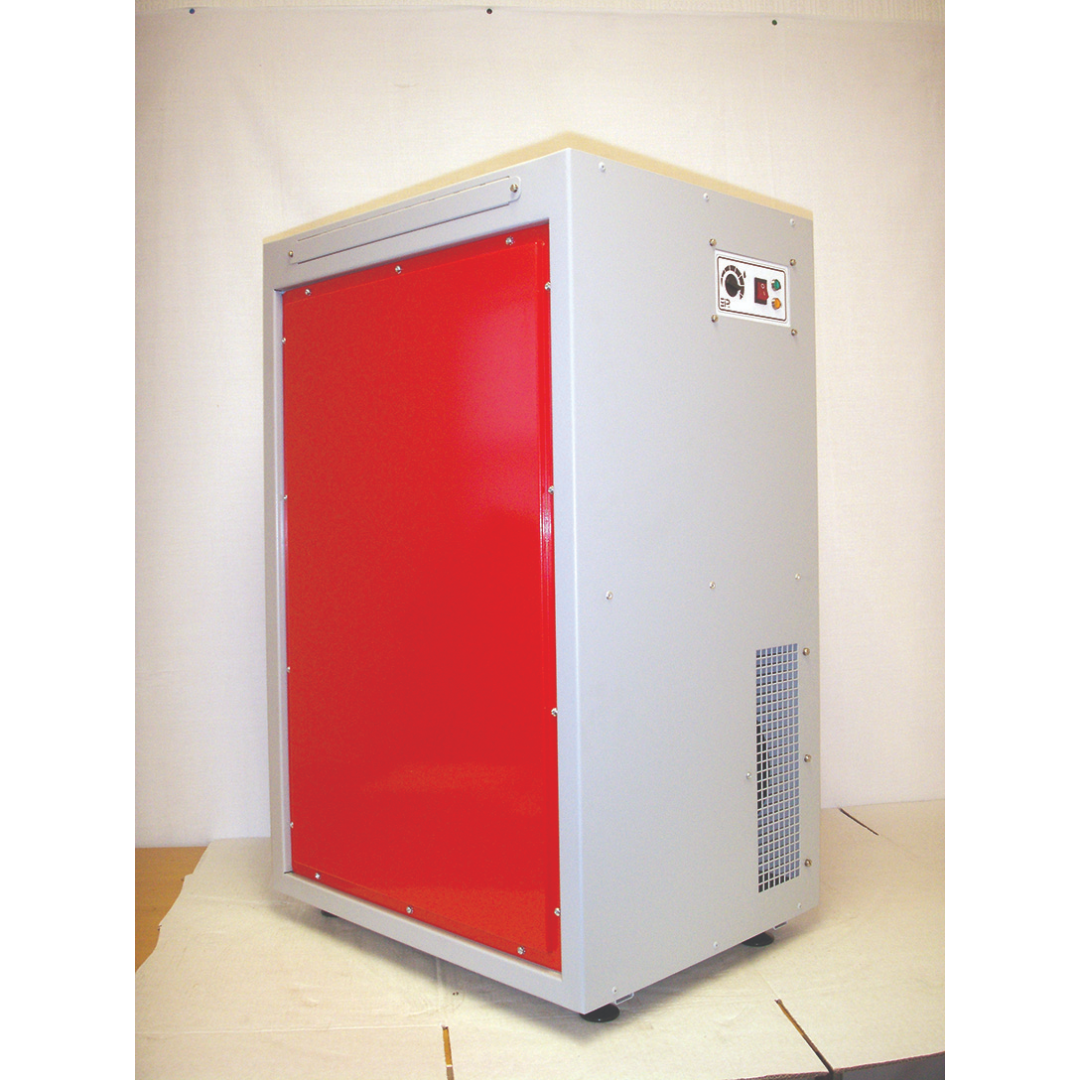 Ebac Freestar Dehumidifier 10283GR-US industrial dehumidifier front view with heavy-duty steel cabinet and high-capacity moisture control design