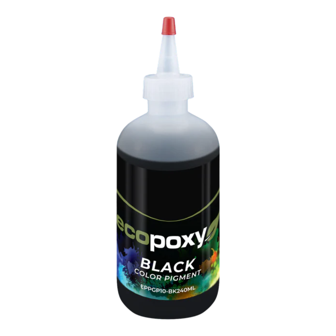 Ecopoxy Liquid Color Pigments brown pigment bottle for wood-tone effects.