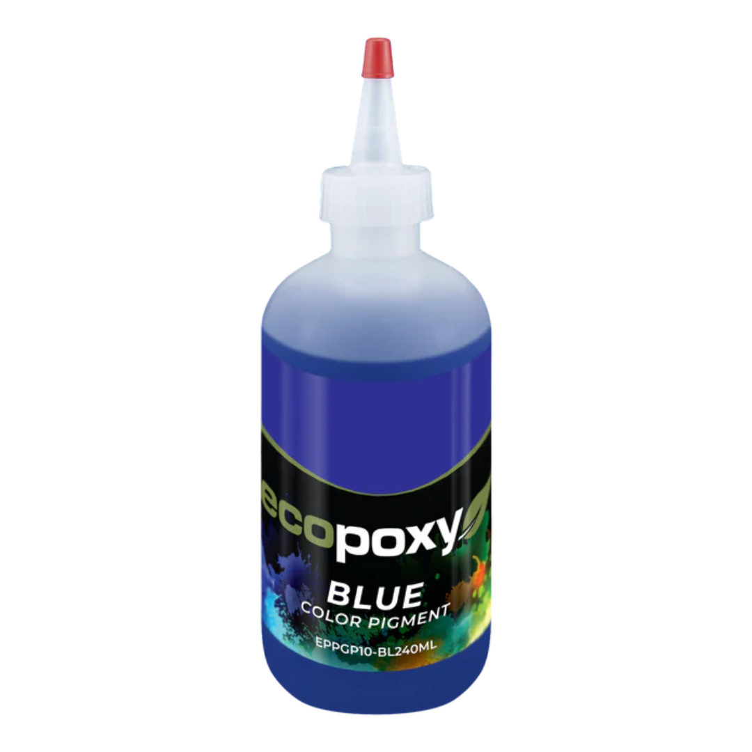 Ecopoxy Liquid Color Pigments green pigment bottle for epoxy customization.