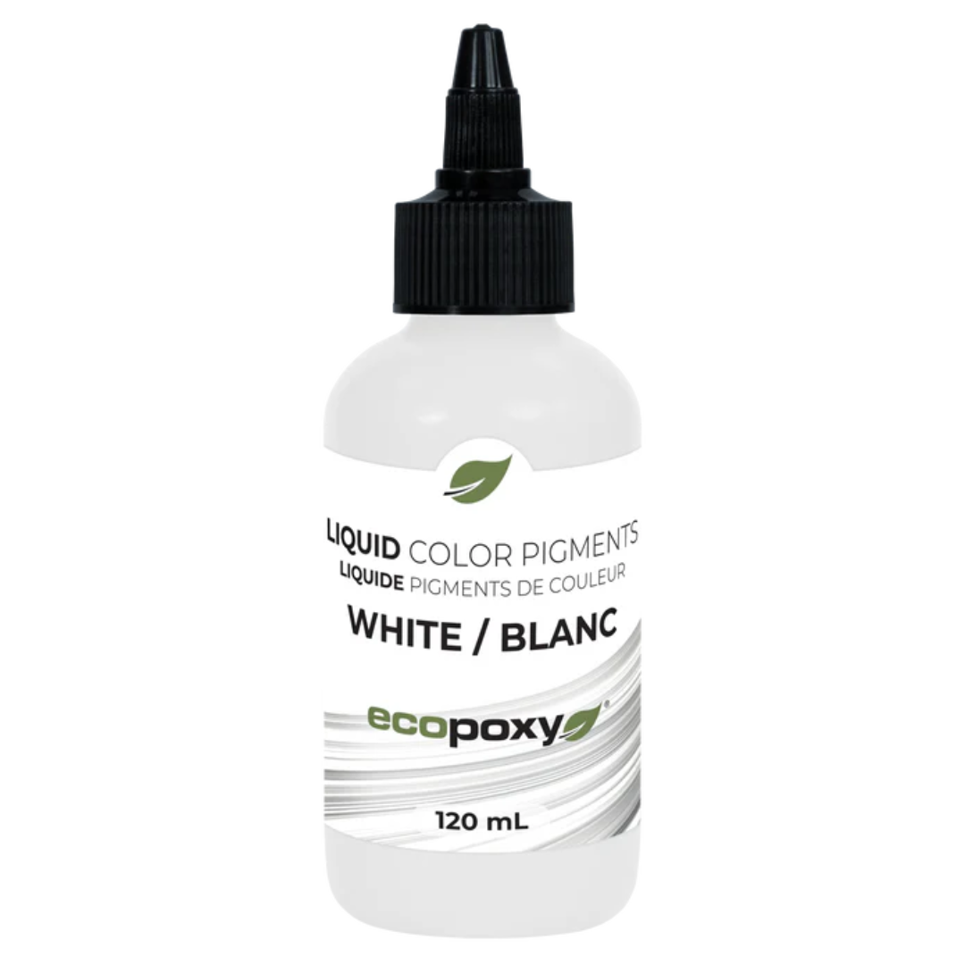 Ecopoxy Liquid Color Pigments individual black tone bottle for strong contrast effects.