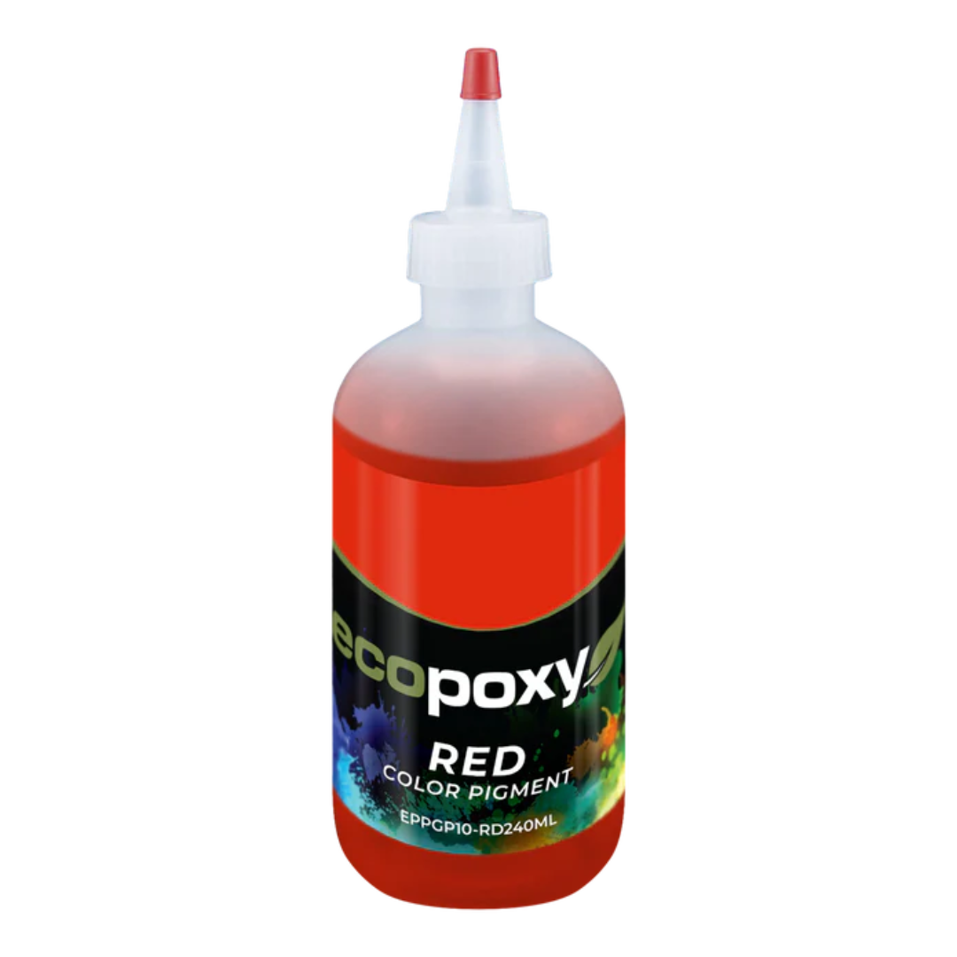 Ecopoxy Liquid Color Pigments individual white tone bottle for blending and tinting epoxy.