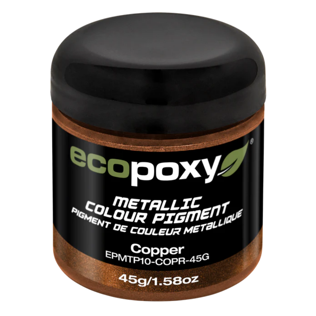 Ecopoxy Metallic Color Pigments bronze variant jar for classic metallic finishes