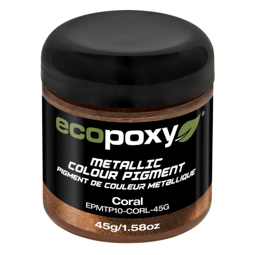 Ecopoxy Metallic Color Pigments bronze variant jar for classic metallic finishes