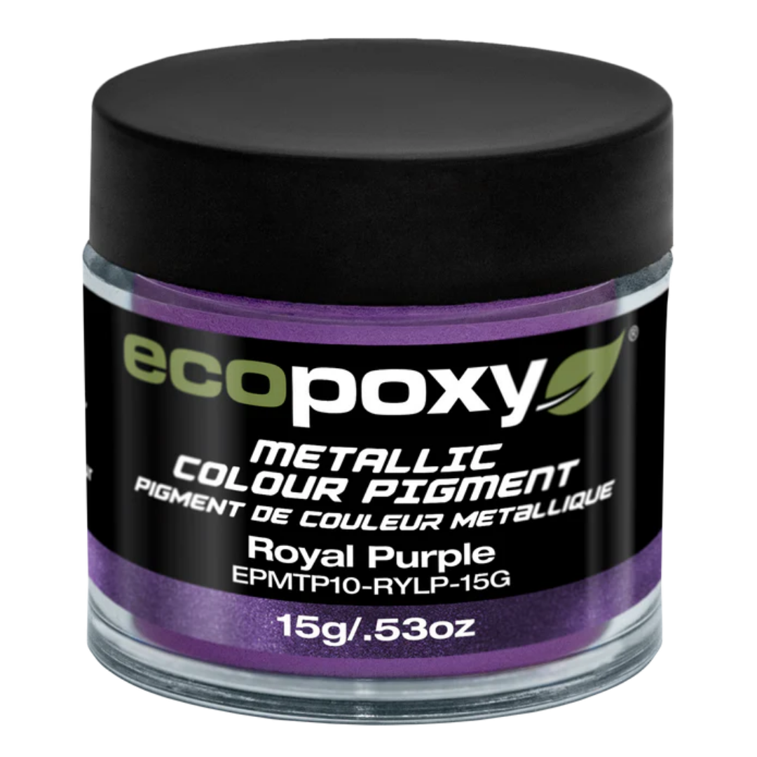 Ecopoxy Metallic Color Pigments gold variant jar for bright reflective finishes
