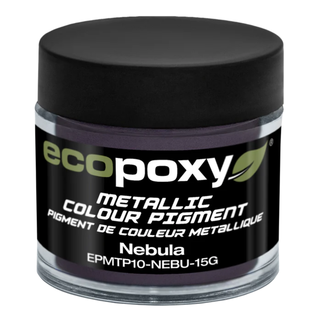 Ecopoxy Metallic Color Pigments orange variant jar for warm metallic tones