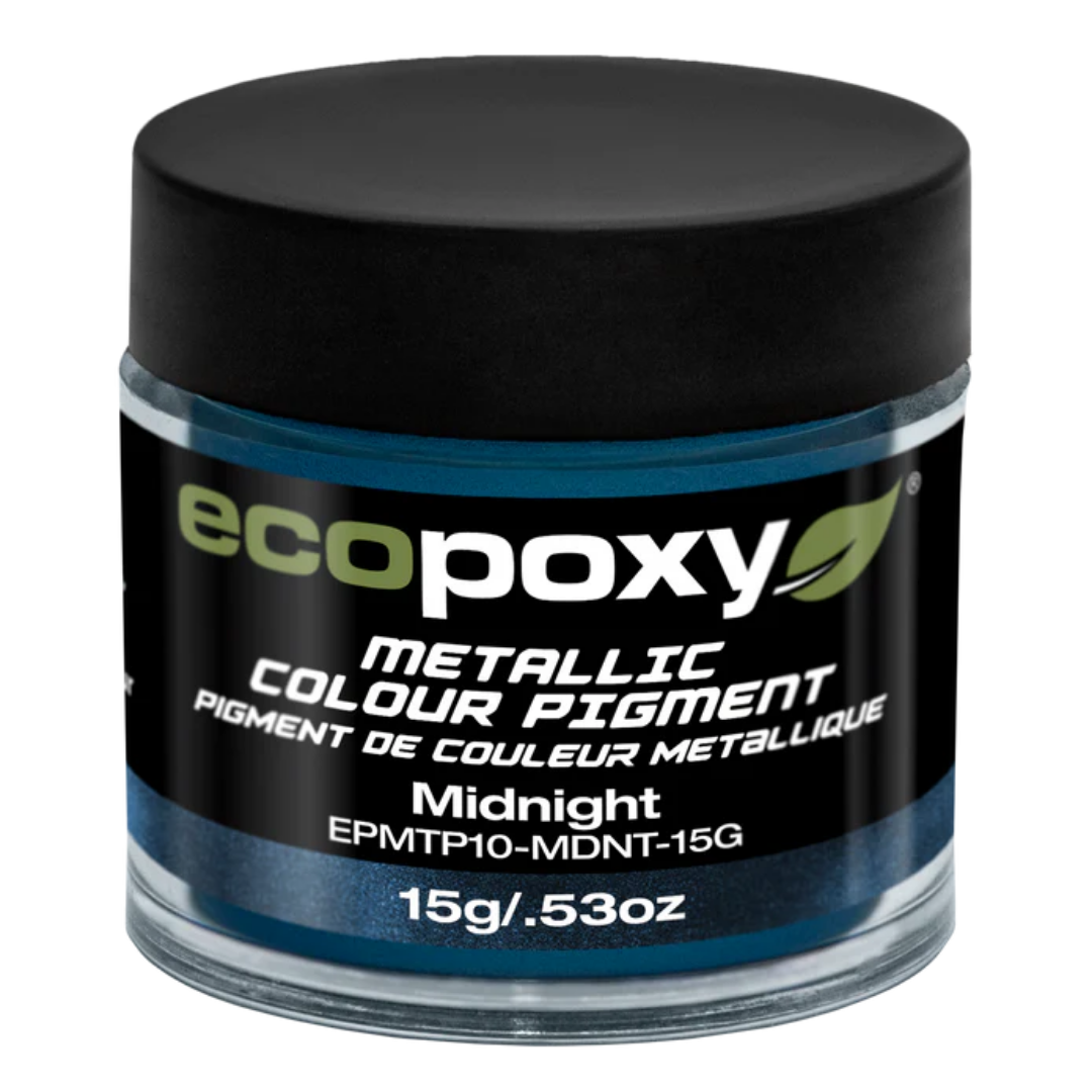 Ecopoxy Metallic Color Pigments orange variant jar for warm metallic tones