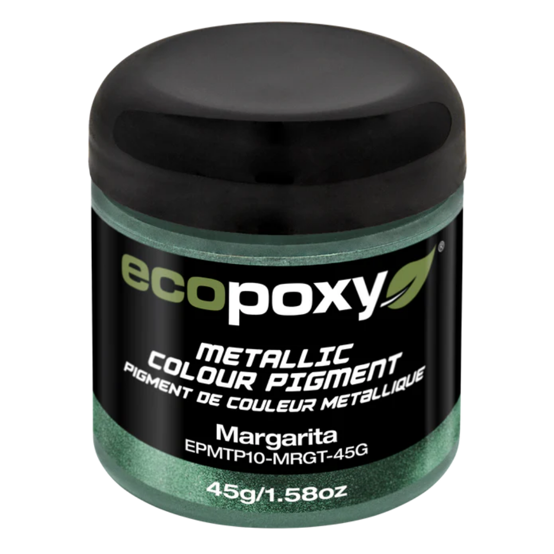 Ecopoxy Metallic Color Pigments purple variant jar for bold artistic applications