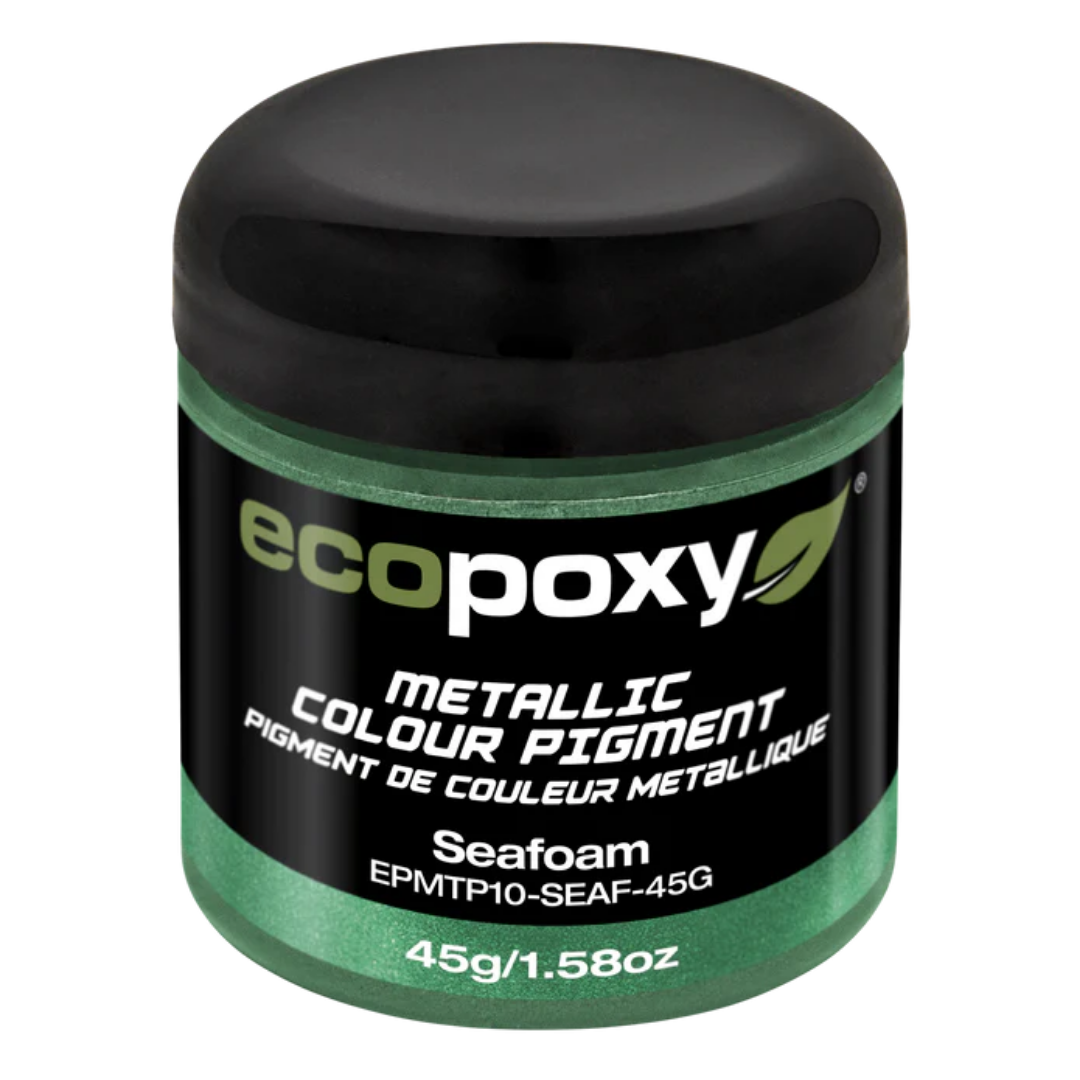Ecopoxy Metallic Color Pigments white variant jar for pearlescent effects
