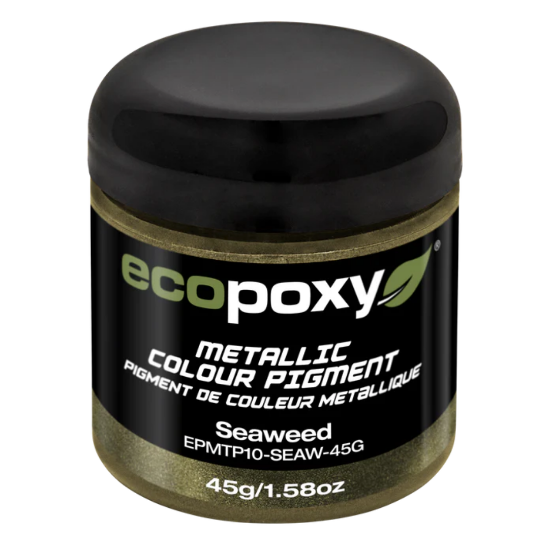 Ecopoxy Metallic Color Pigments white variant jar for pearlescent effects
