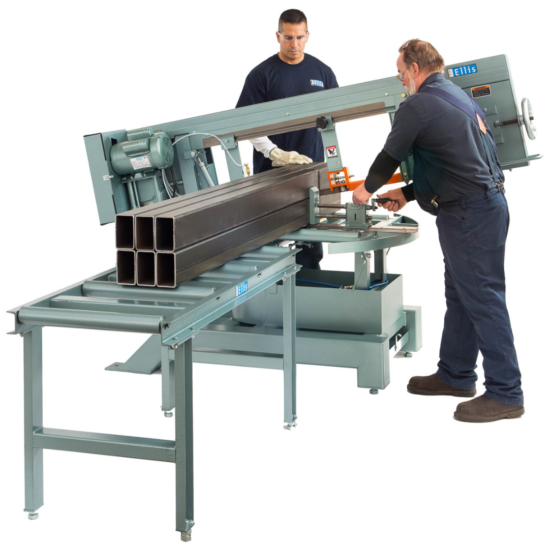 Ellis 4000 Industrial Mitre Band Saw – 13-1/2″ Round, 22″ Flat Capacity