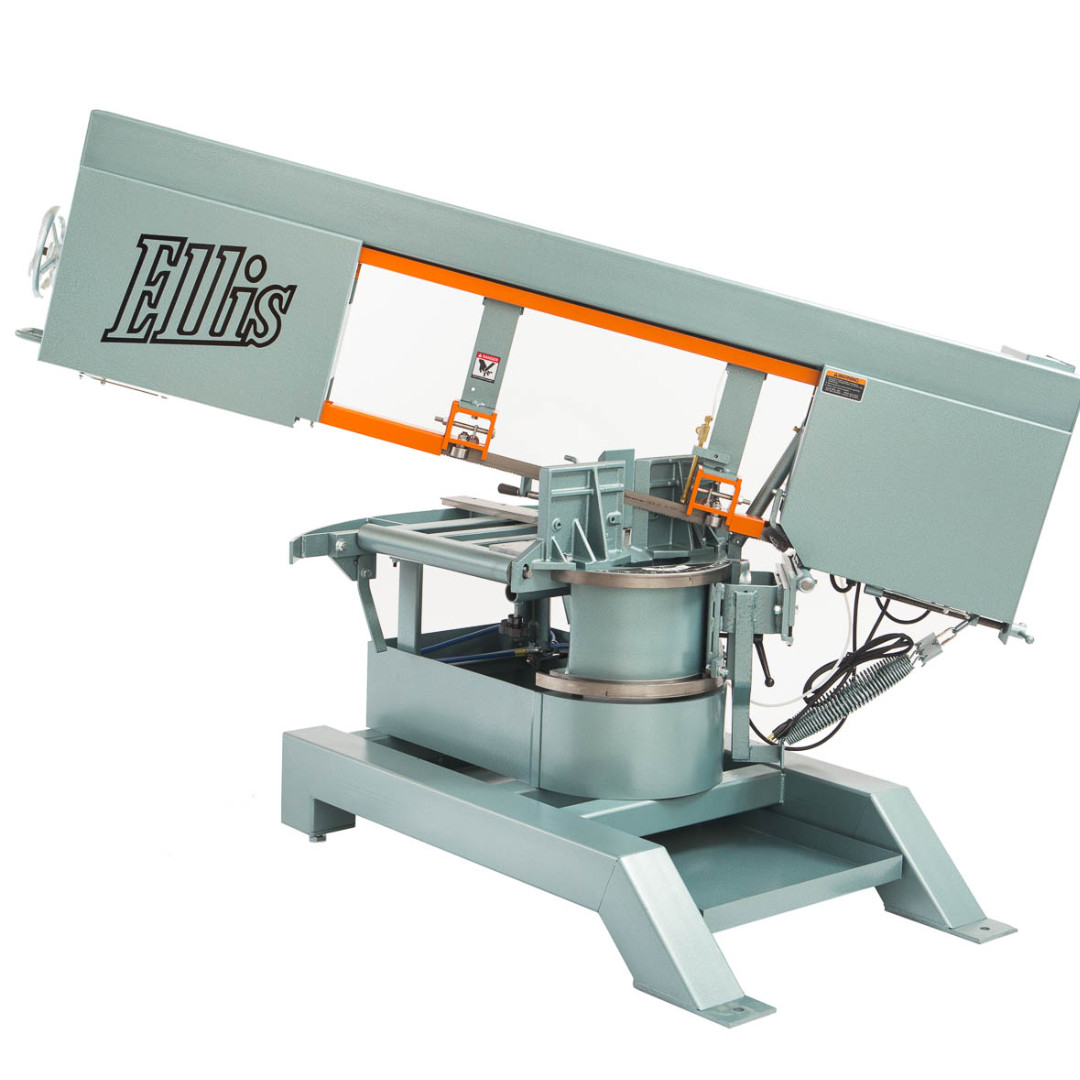 Ellis 4000 Industrial Mitre Band Saw – 13-1/2″ Round, 22″ Flat Capacity
