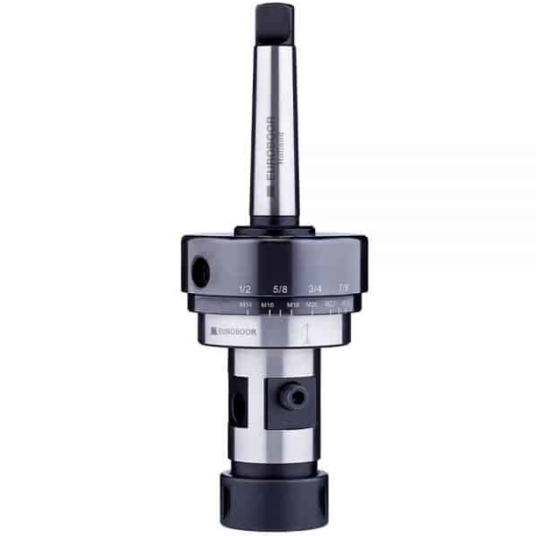 Euroboor ETC.3 Tapping Chuck with MT3 Morse taper shank designed for professional tapping operations on magnetic drilling machines