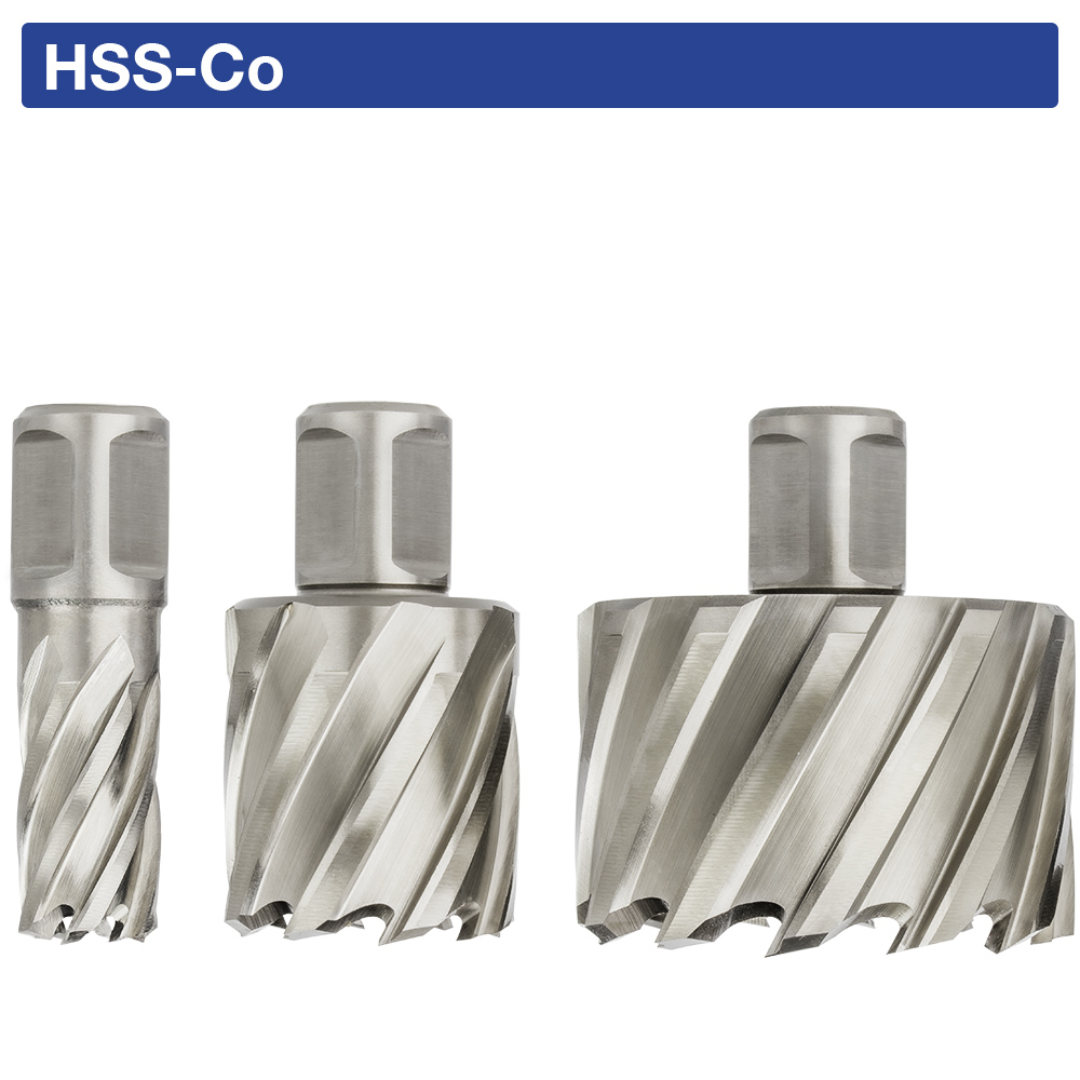 Euroboor HSS-Co 2" Depth Annular Cutter cobalt alloy annular cutter engineered for high heat resistance, fast feed rates, and smooth hole cutting in metalworking applications

Euroboor HSS-Co 2" Depth Annular Cutter heavy-duty cobalt high speed steel annular cutter with optimized flute geometry for efficient chip evacuation and superior drilling performance