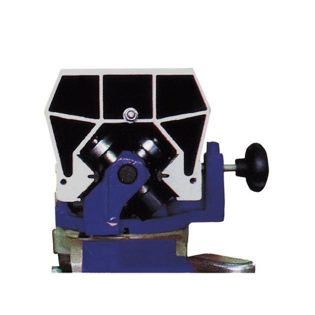 Front detail image of OMGA RN 700 14" Radial Arm Saw showing blade guard assembly, industrial cutting head, and precision arm mechanism.