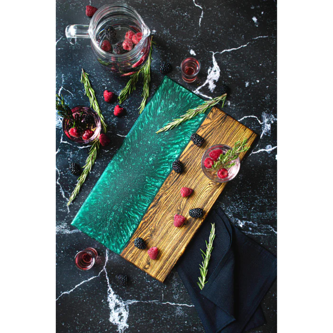 Handcrafted resin art piece created with Ecopoxy FlowCast SPR Premium Casting Epoxy.
