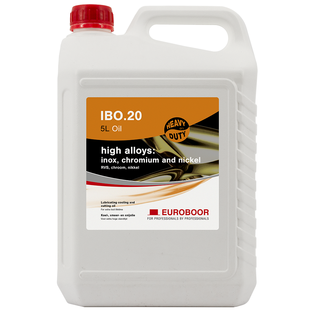 Euroboor IBO.20 stainless steel cutting oil 5 liter jug front