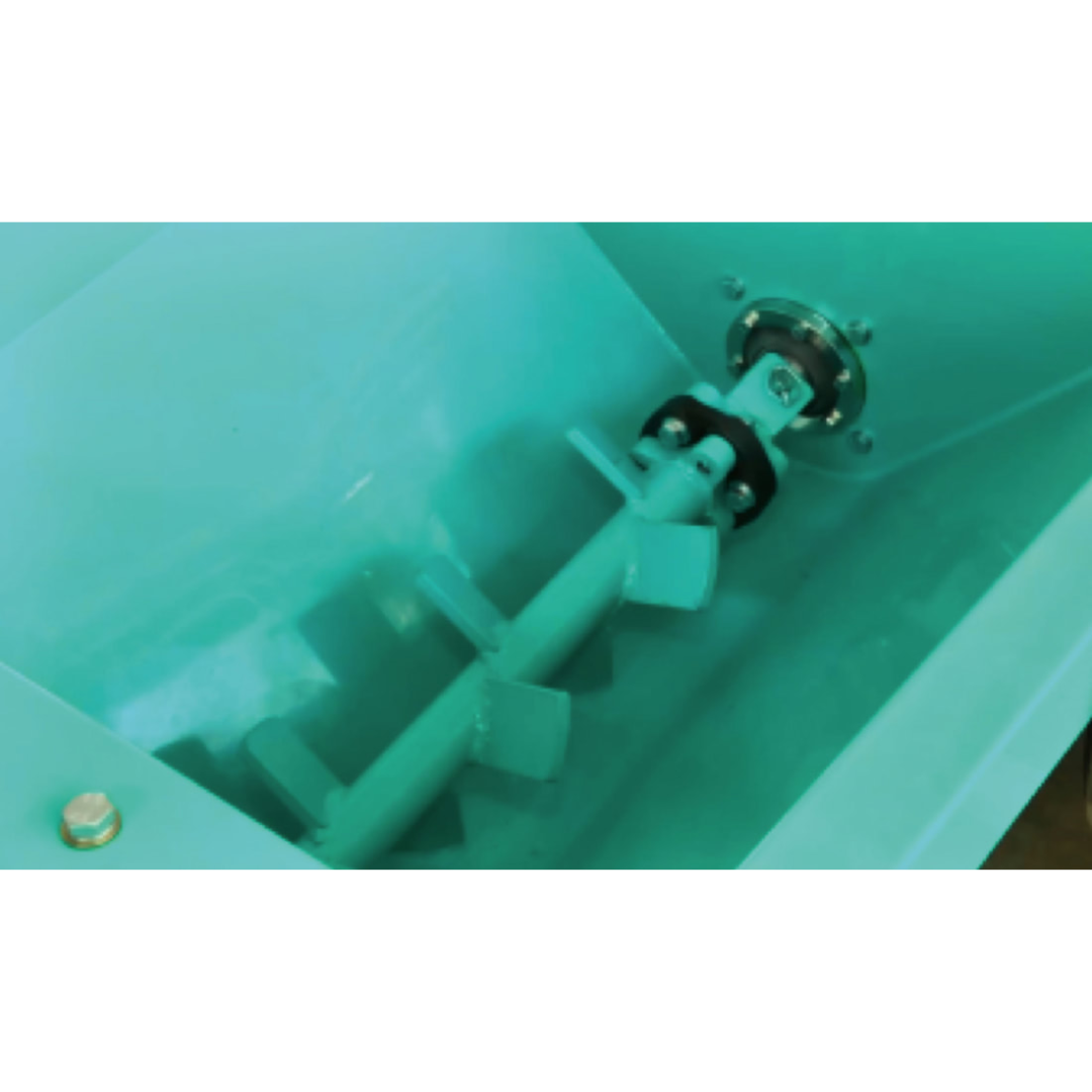 IMER STEP-UP 120 Rotor/Stator Pump 1106181 rotor and stator pumping assembly close-up highlighting industrial-grade pumping components designed for smooth material flow and extended service life.