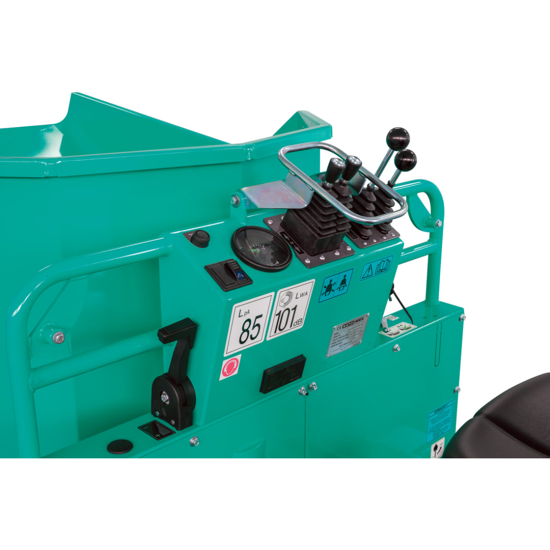IMER TRACKER 2833 compact crawler dumper with durable tracked undercarriage for all-terrain jobsite material movement