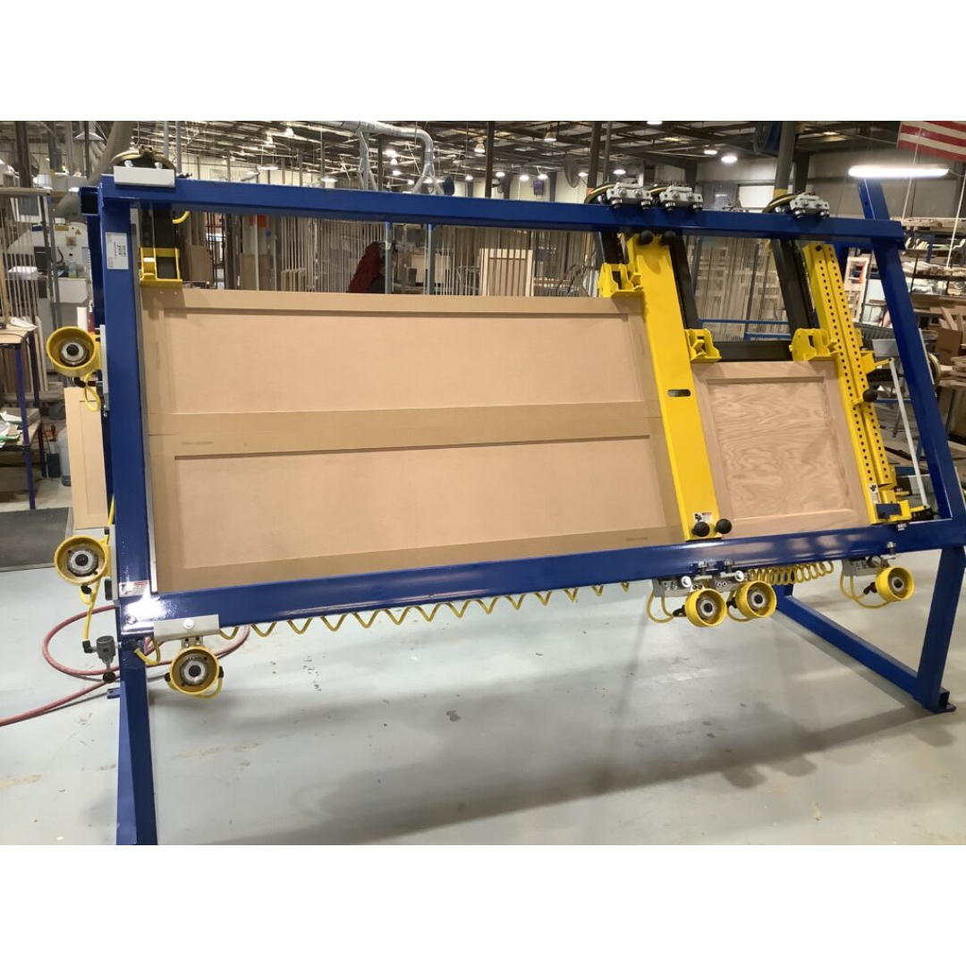 JLT #717C-CHBB Large Capacity Double Miter Door Clamp precision miter clamping setup securing large cabinet door frame