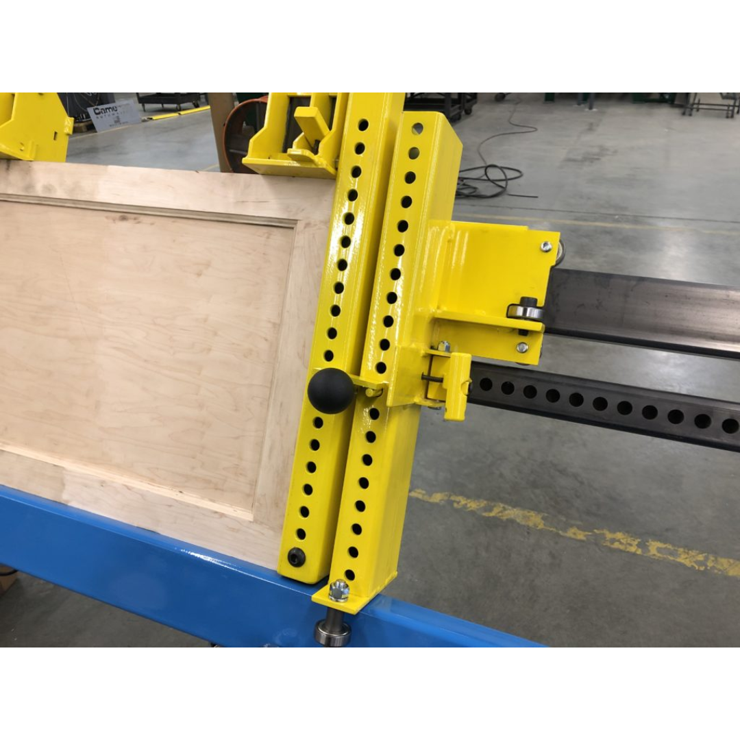 JLT #717C-TDC Triple Door Clamp close-up of clamping mechanism securing stile and rail cabinet door joints