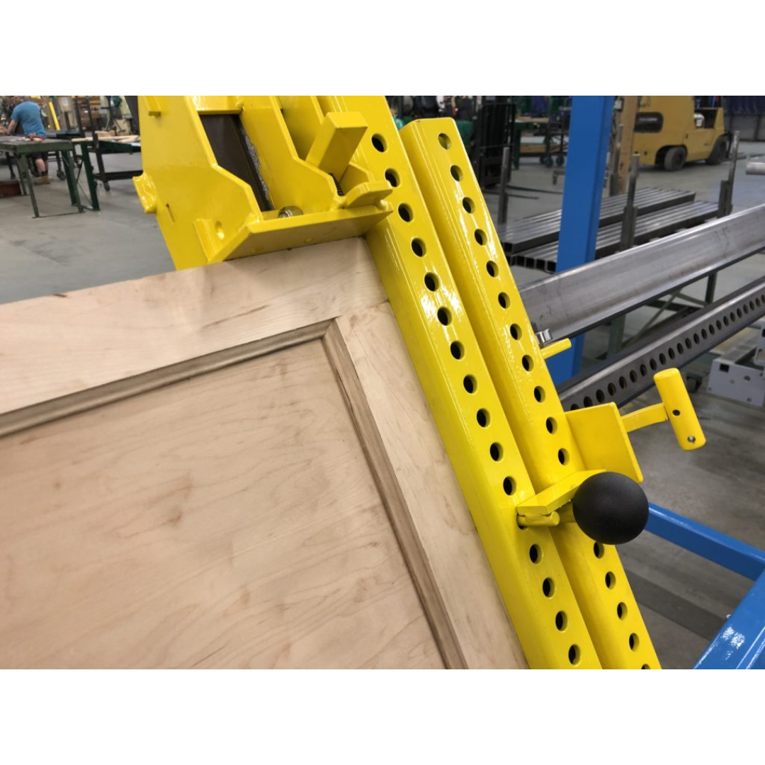 JLT #717C-TDC Triple Door Clamp detailed view of heavy-duty clamp beam and pressure system components