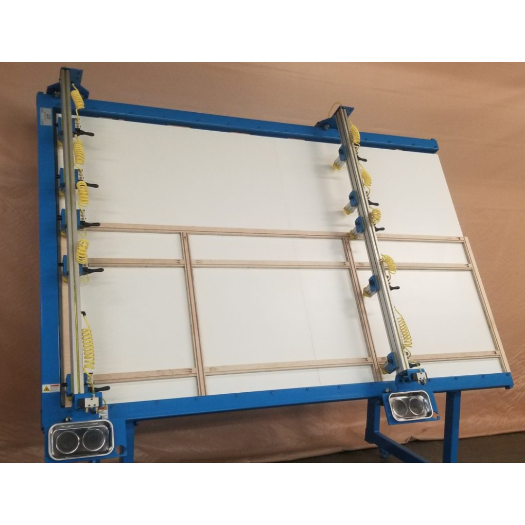 JLT #720A (#78G) Face Frame Table angled view showing large work surface for frame positioning and clamping