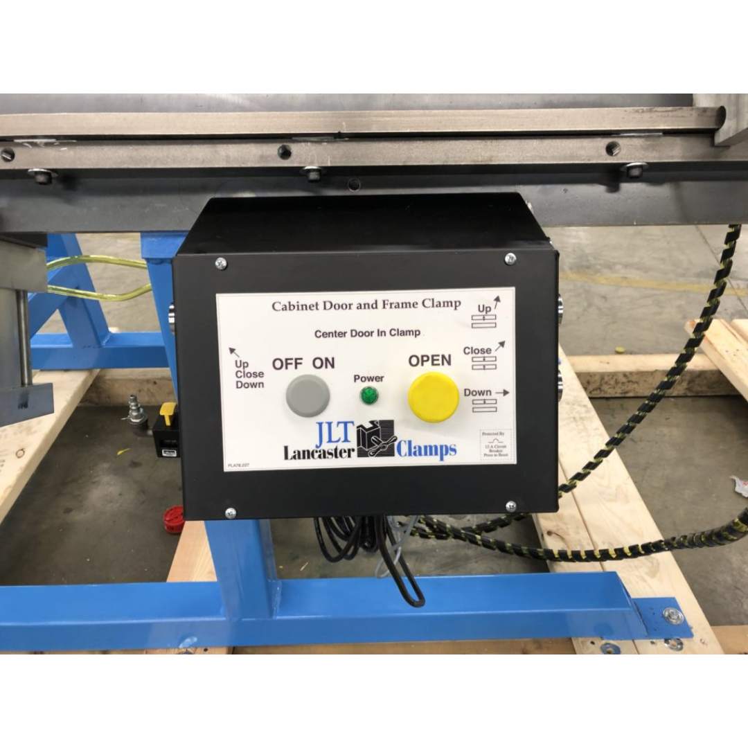 JLT #78B-CDFC Cabinet Door & Frame Clamp control panel with digital interface for clamp operation and adjustments