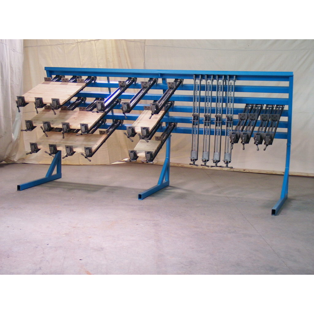 JLT #79F-12-PC 12′ Panel Clamp close-up of clamp head delivering even pressure across long panel surfaces