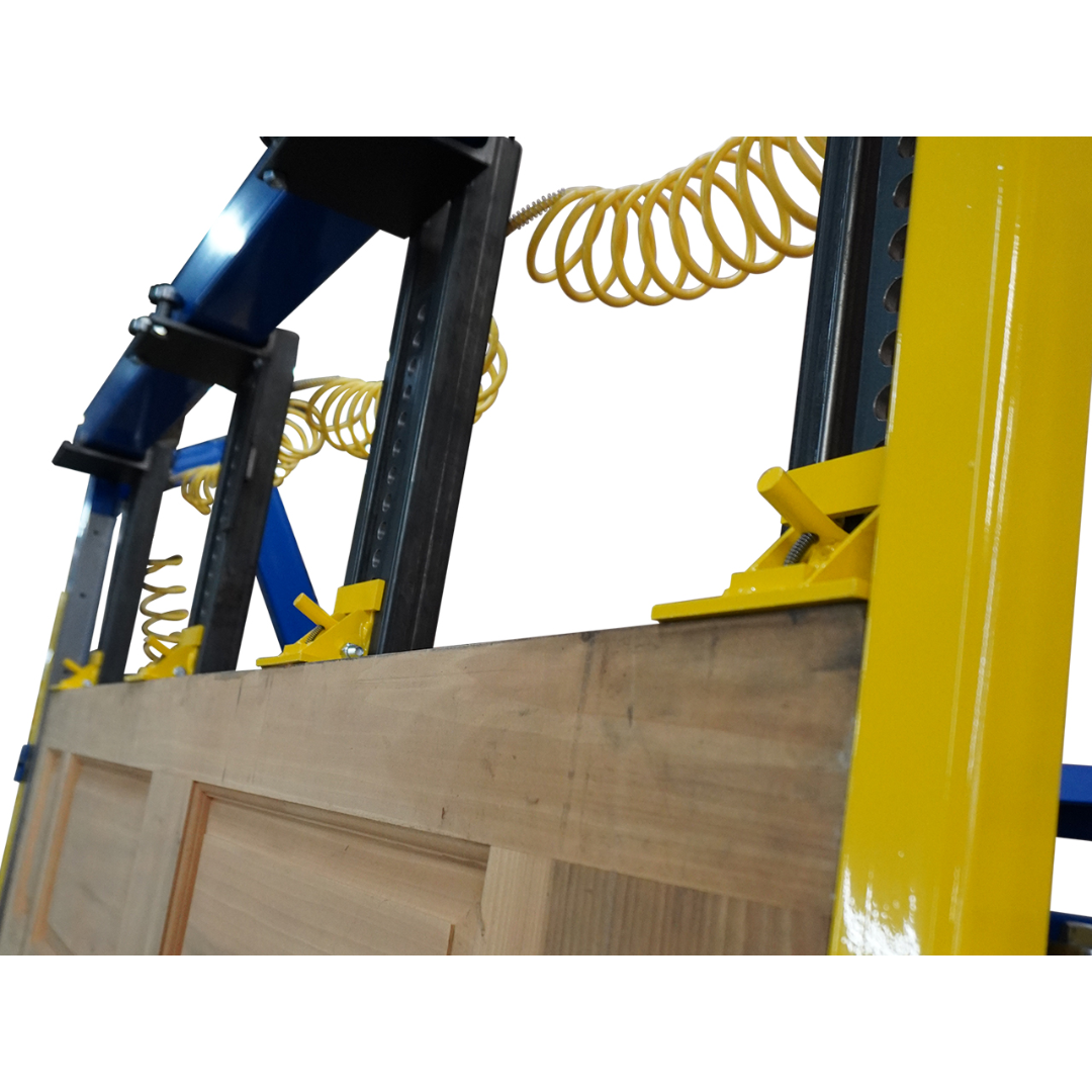 JLT #79K-10 Heavy Duty Entry Door Clamp mobile base system for shop flexibility and positioning