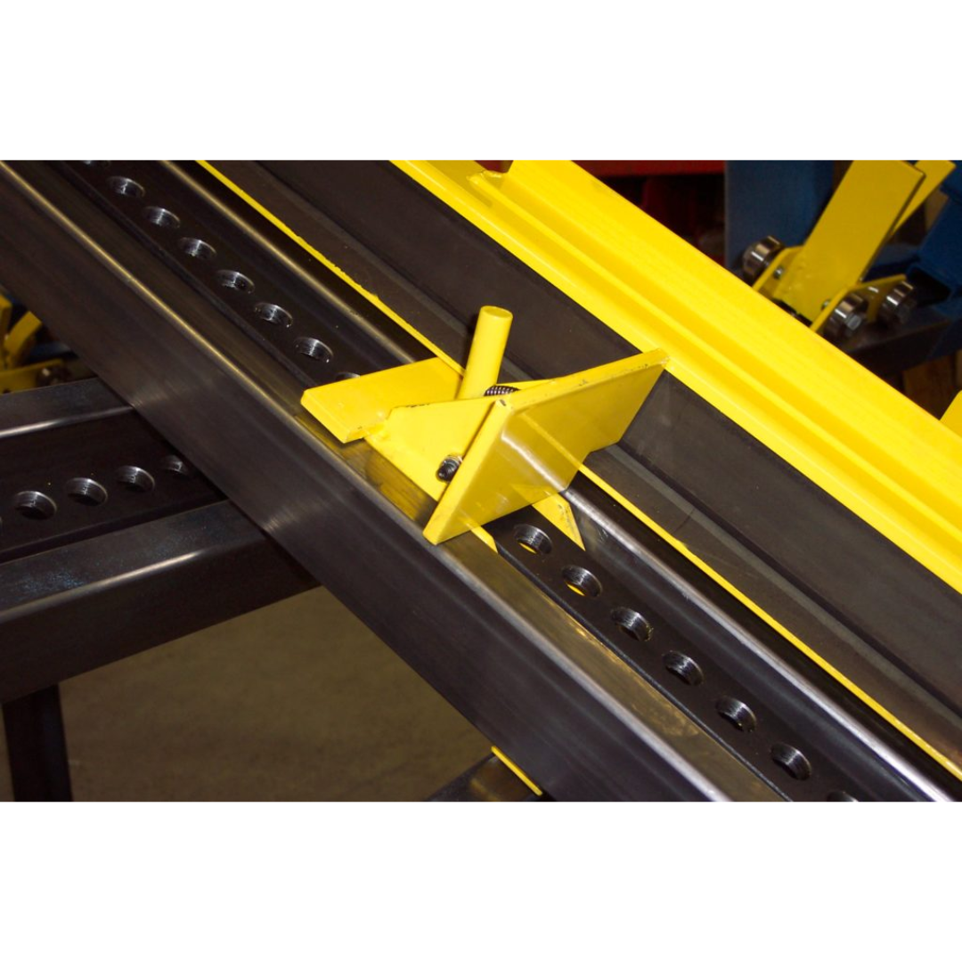 JLT #79K-10 Heavy Duty Entry Door Clamp securing solid wood entry door panels for accurate squaring and bonding.