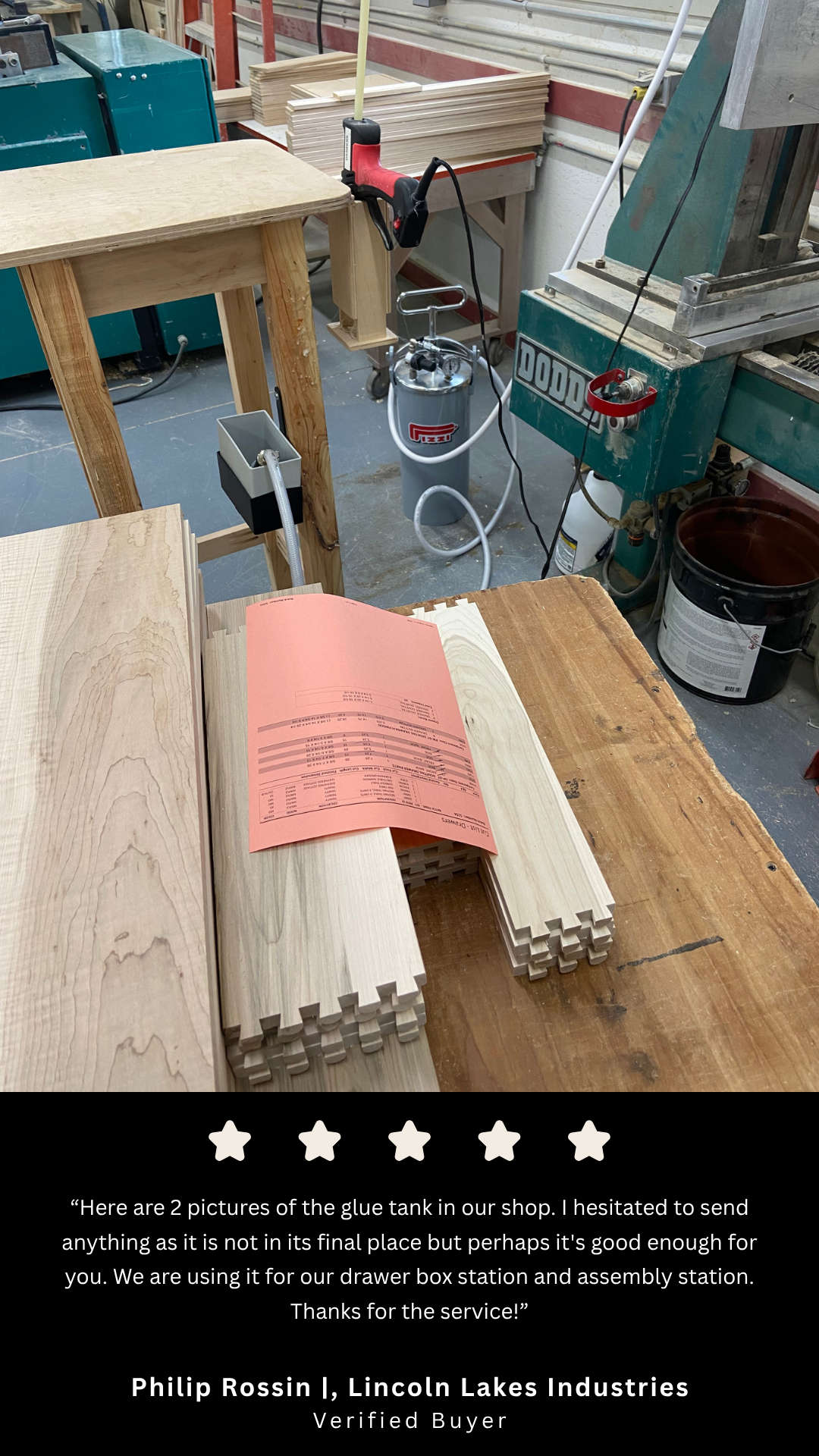 JLT Pressurized A8 Glue Tank for PVA Glue PIZ.9001 customer review
