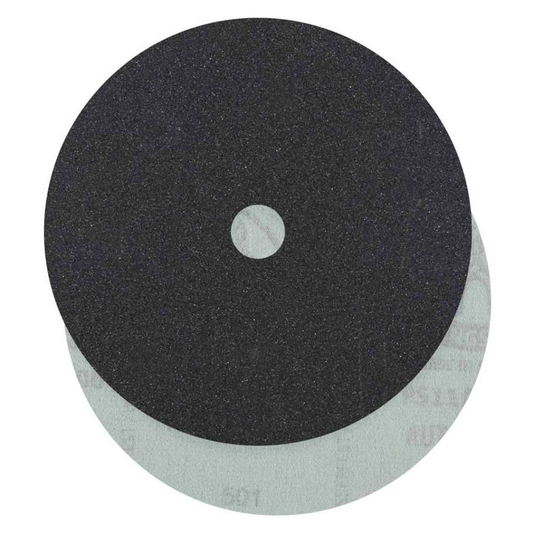Klingspor PS11 Silicon Carbide Wet/Dry 320 grit sanding disc with 3/4 inch center hole and Kling-On hook and loop backing for professional wet and dry finishing, polishing, and surface preparation applications.
