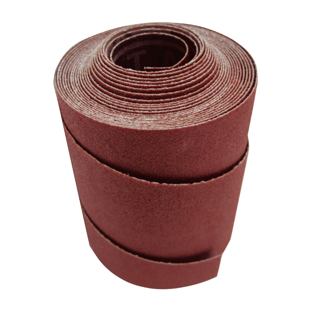 Laguna 120 grit, 19″ Drum Sander, Individual Wrap SUPMX-619-120-1 stacked abrasive wraps showing flexible sanding material