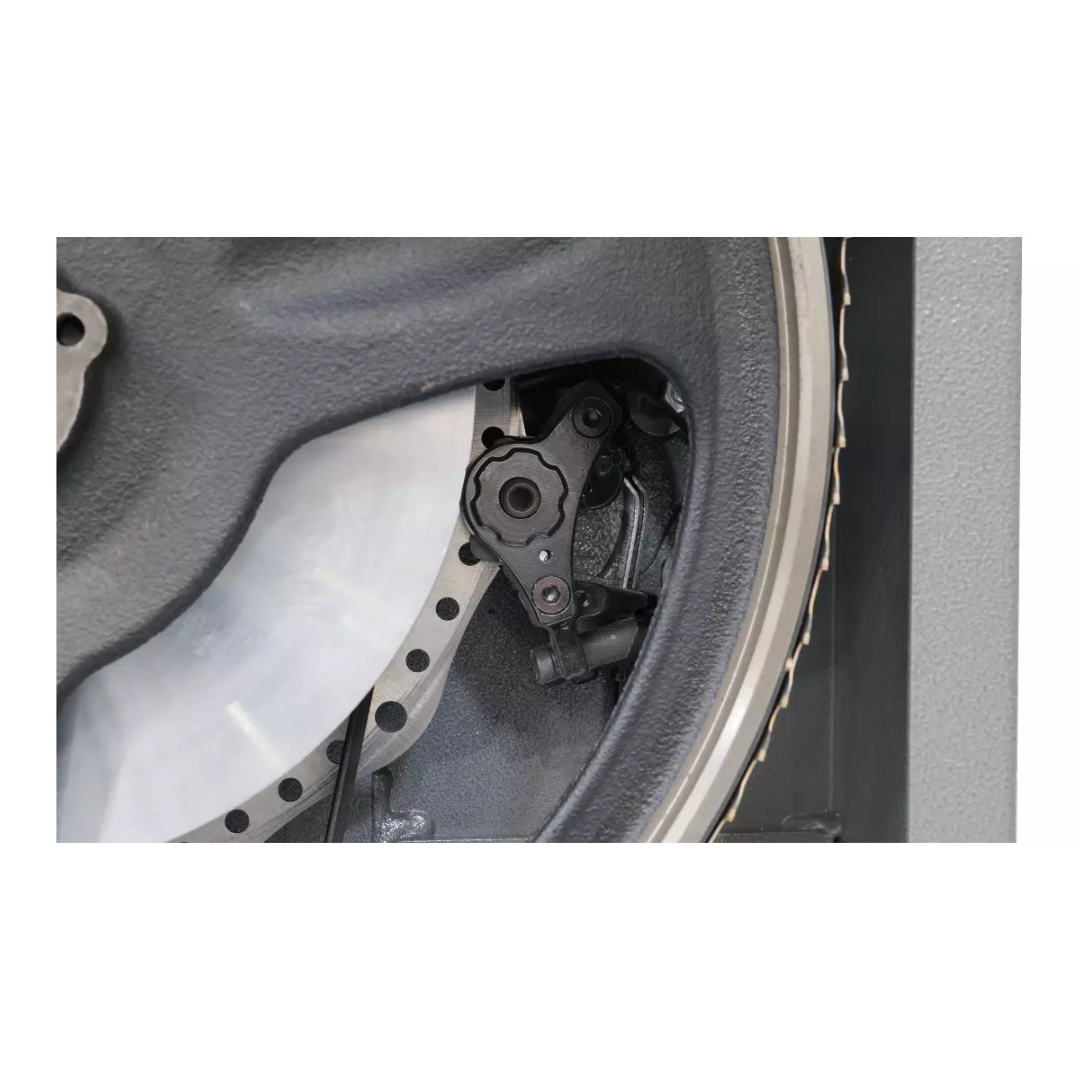 Laguna 14|CX Bandsaw MB14CX close-up of ceramic guide system for accurate blade control