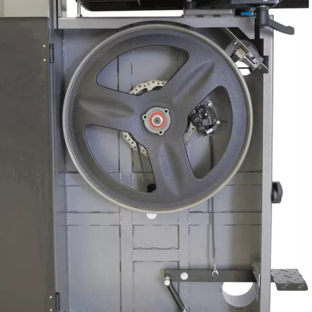 Laguna 18|BX Bandsaw MBAND18BX2203 internal wheel system with cast iron flywheel