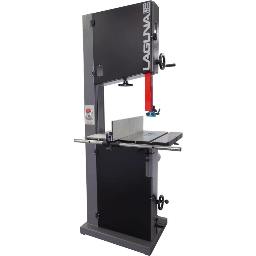 Laguna 18|CX Bandsaw MBAND18CX110175 full front view with heavy-duty frame and precision cast iron table