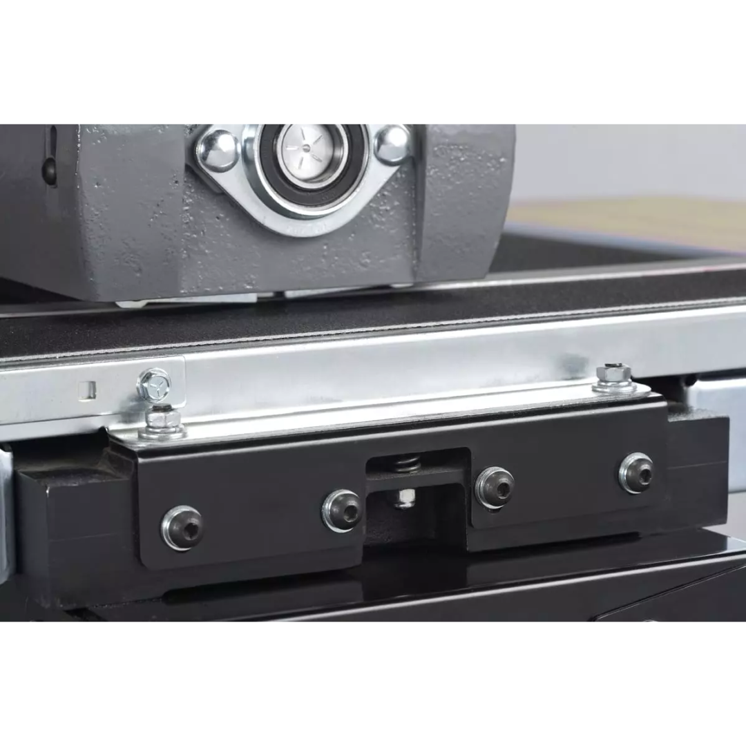 Laguna 19-38 Drum Sander SUPMX-71938-D control panel and adjustment knobs for precise thickness and feed rate control