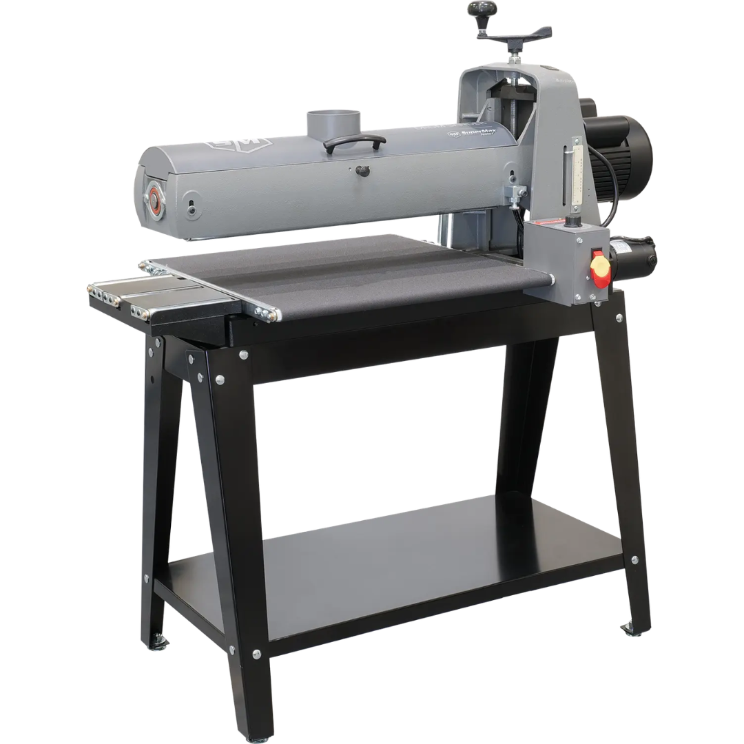 Laguna 25-50 Sander w/ Open Stand SUPMX-72550-OP with wide conveyor table and precision sanding drum for professional woodworking applications