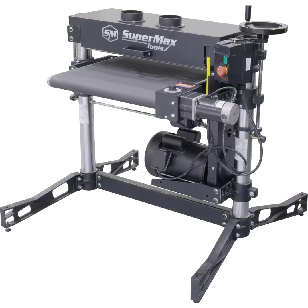 Laguna 25×2 Double Drum Sander SUPMX-913002 with dual sanding drums and open stand base for high-capacity woodworking surface finishing