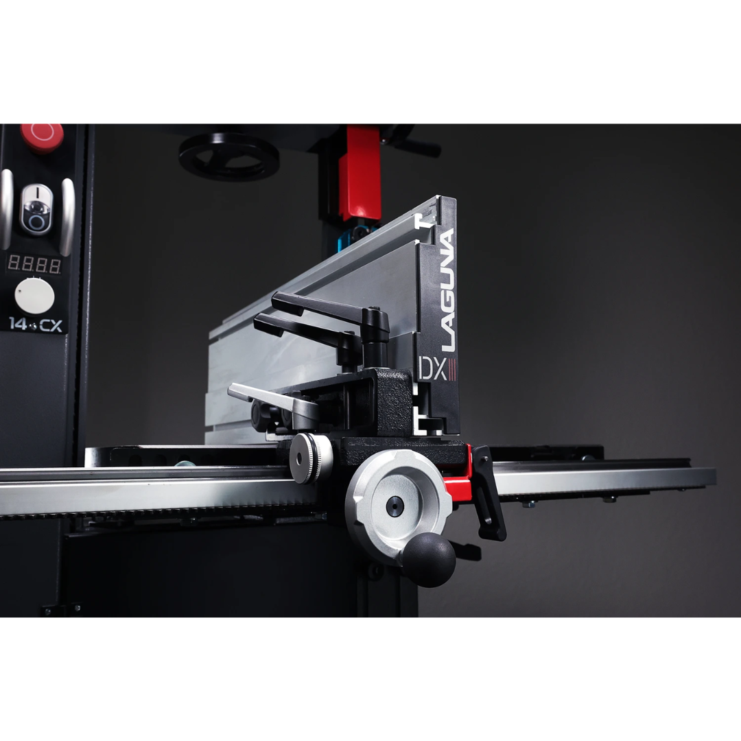 Laguna DXIII DriftMaster Fence System 110363 precision table saw fence with aluminum extrusion rail and micro-adjustment control for accurate cuts