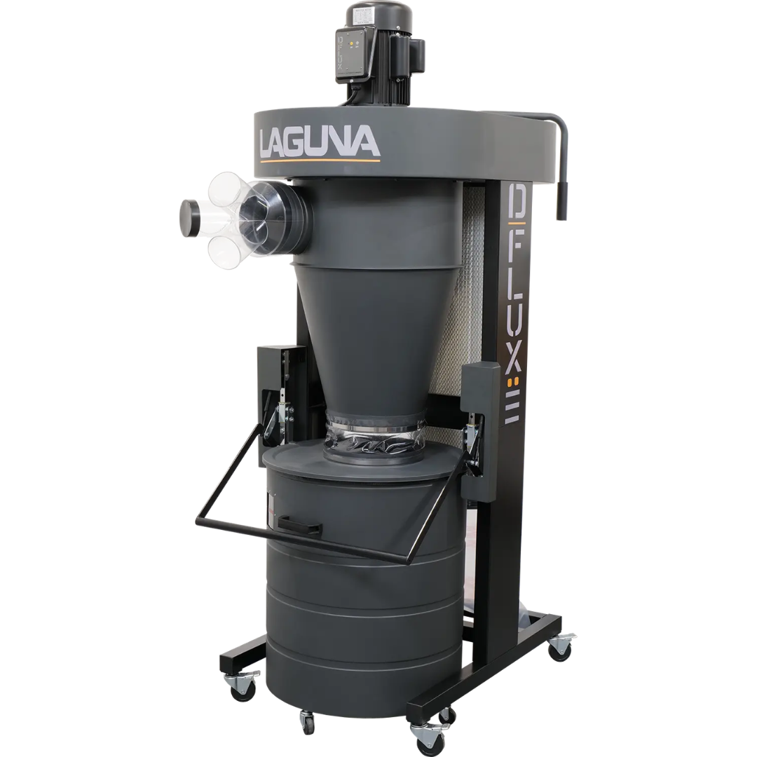 Laguna D|Flux: 3 MDCDF32201 cyclone dust collector with metal stand and collection drum