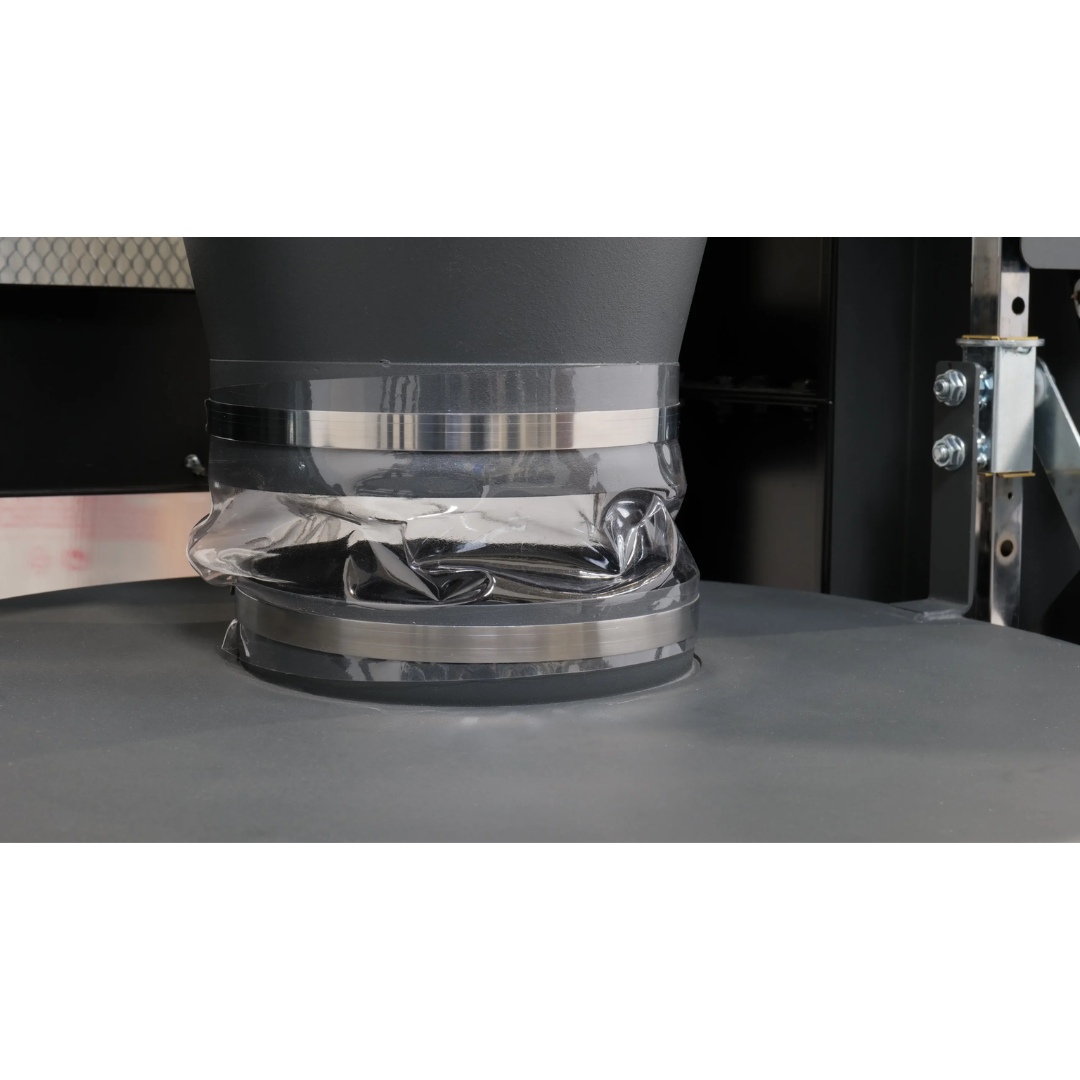 Laguna D|Flux: 3 MDCDF32201 transparent collection chamber showing dust separation process
