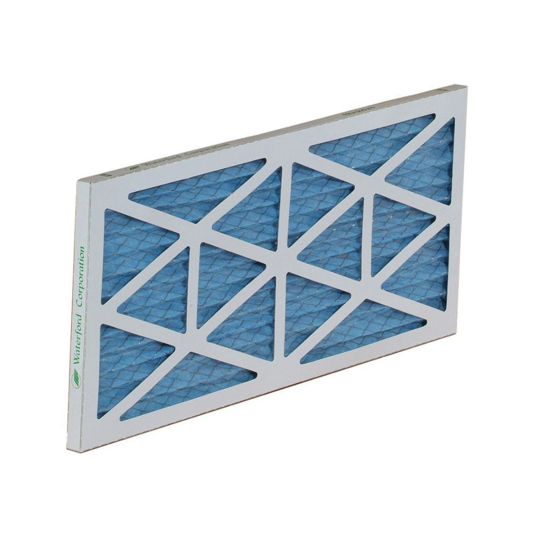 Laguna Disposable Outer Filter (5-Micron) SUPMX-P-610010201 rectangular air filter with blue filtration media and reinforced cardboard frame for air filtration systems