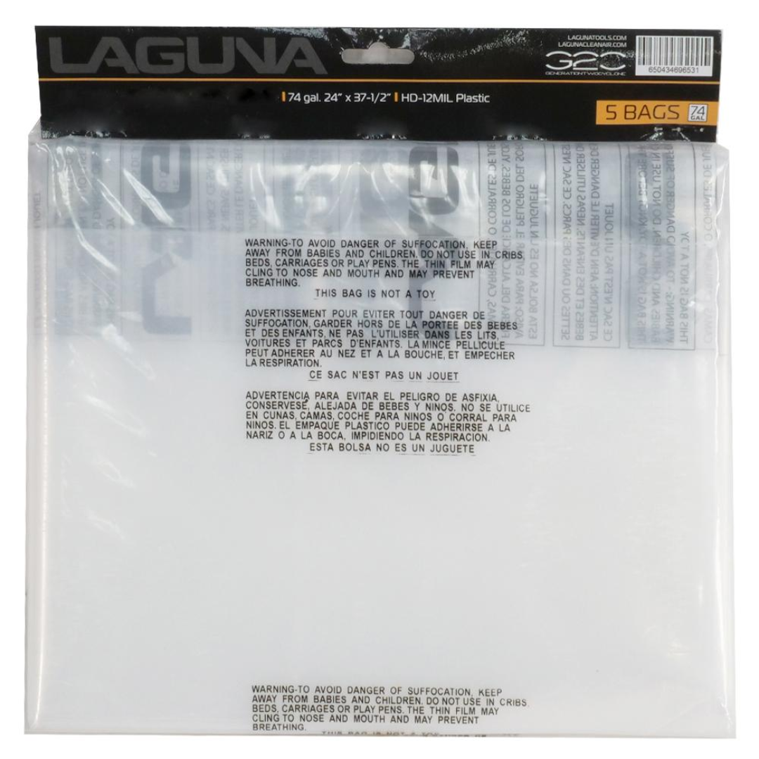 Laguna Drum Bags for Cflux Pflux and Xflux machines ADBAG22CP123X5 5 pack high-strength plastic bags designed for efficient debris containment

Laguna Drum Bags for Cflux Pflux and Xflux machines ADBAG22CP123X5 close-up of durable large-capacity dust collection bags in retail packaging