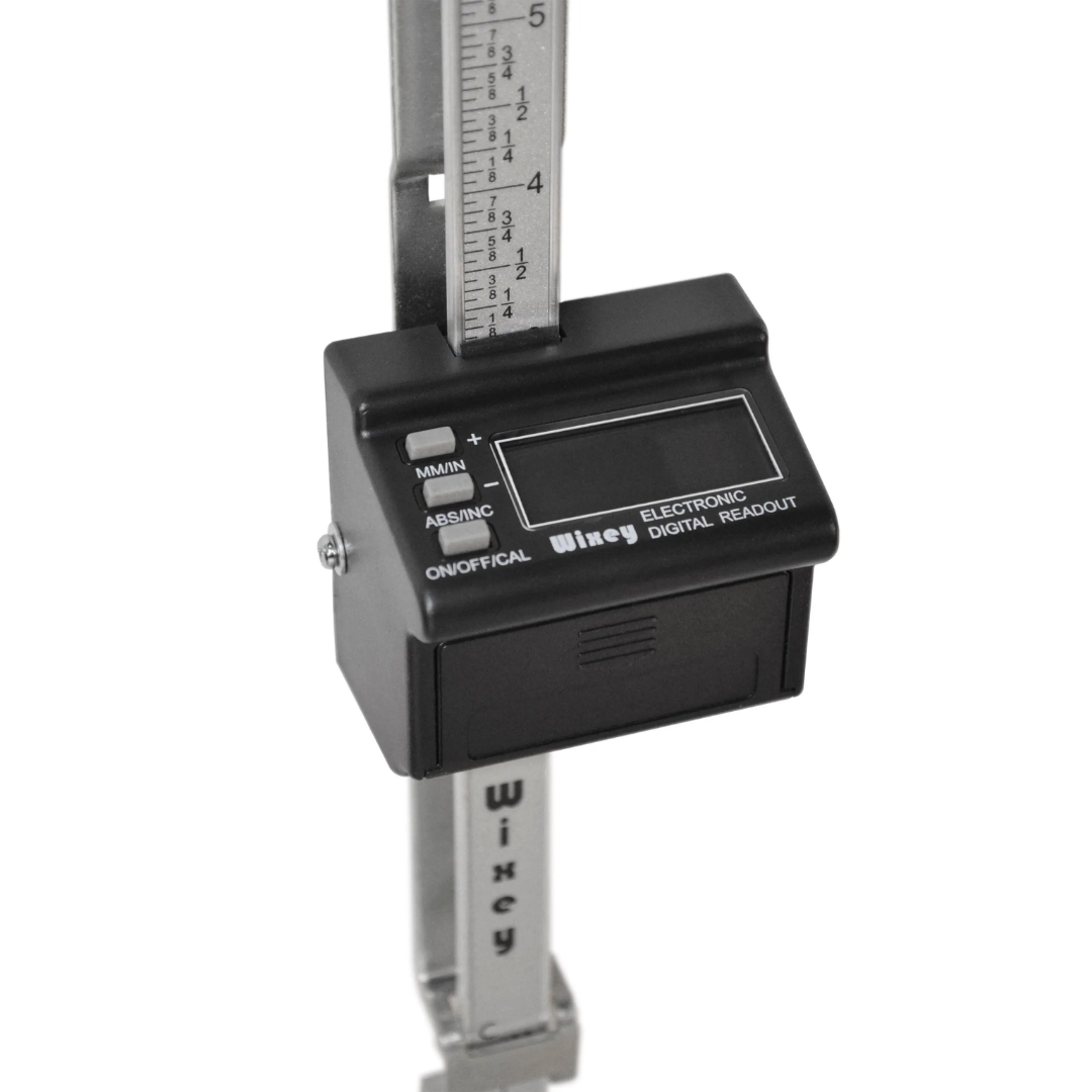 Laguna Drum Sander DRO SUPMX-71938-DRO close-up of digital display showing measurement accuracy and control interface